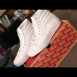 Brand New White High Top Vans